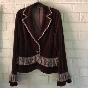 Vintage velvet jacket